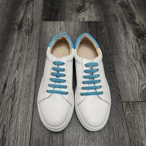 Jack Rogers women's lorelai sneakers size 5M white and blue new without …